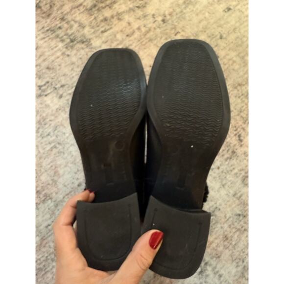 La Canadienne Kosmo Boots Women's 8.5 Black Leather Shearling Lined Winter - Picture 5 of 8